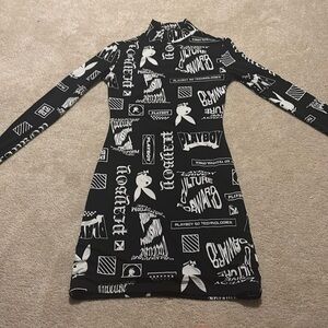Selling this beautiful playboy dress hugs your curves perfectly! Worn once!